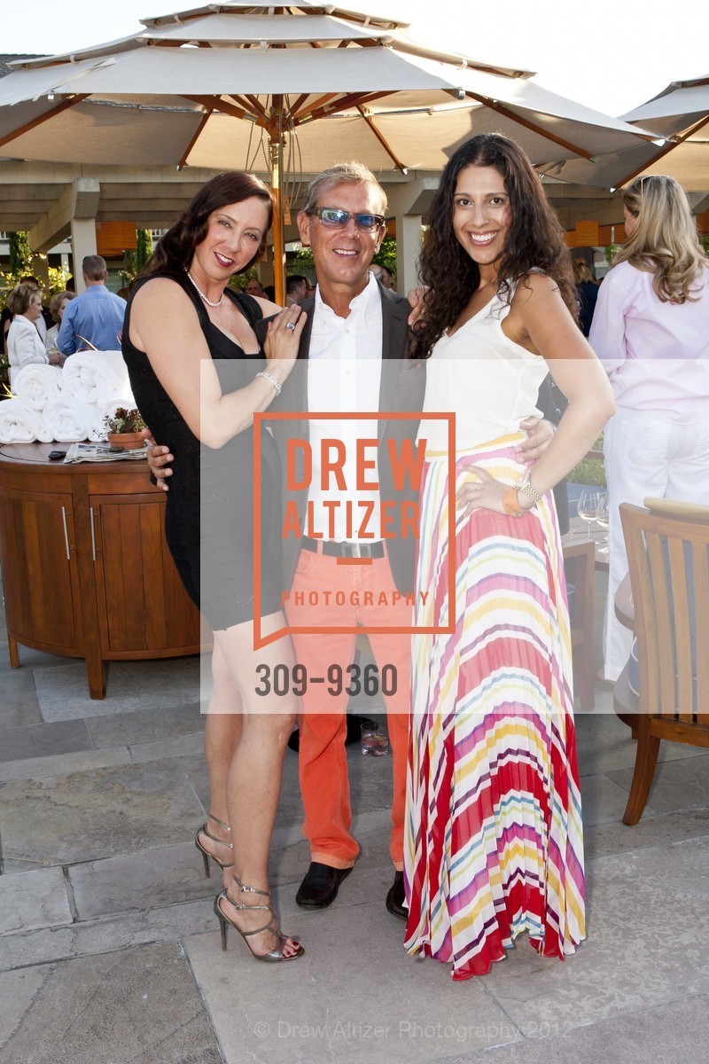 Laurie Sherry, John French, Shaila Bahl, MENLO CHARITY Horse Show Sponsor Party, US, June 26th, 2012, Photo #309-9360 Laurie Sherry, John French, Shaila Bahl, Photo #309-9360