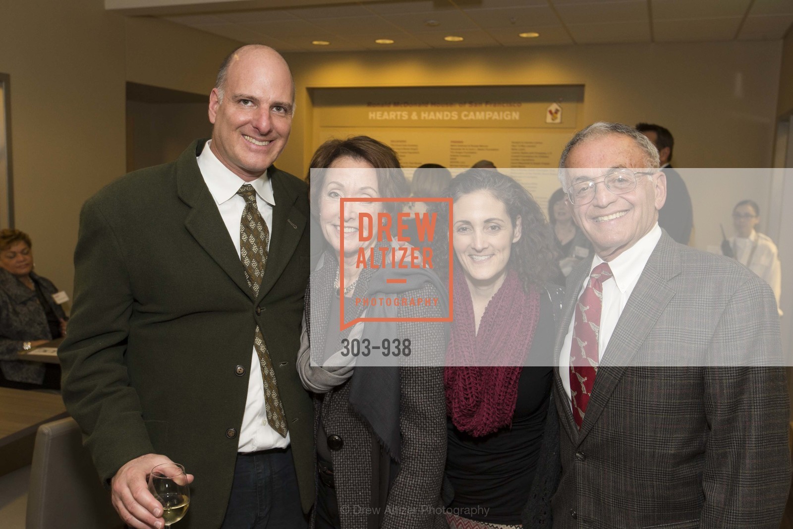 Stephen Rajninger, Arline Pepp, Lara Rajninger, Buddy Pepp, RONALD McDONALD HOUSE Donor Reception, US, January 21st, 2015, Photo #303-938 Stephen Rajninger, Arline Pepp, Lara Rajninger, Buddy Pepp, Photo #303-938