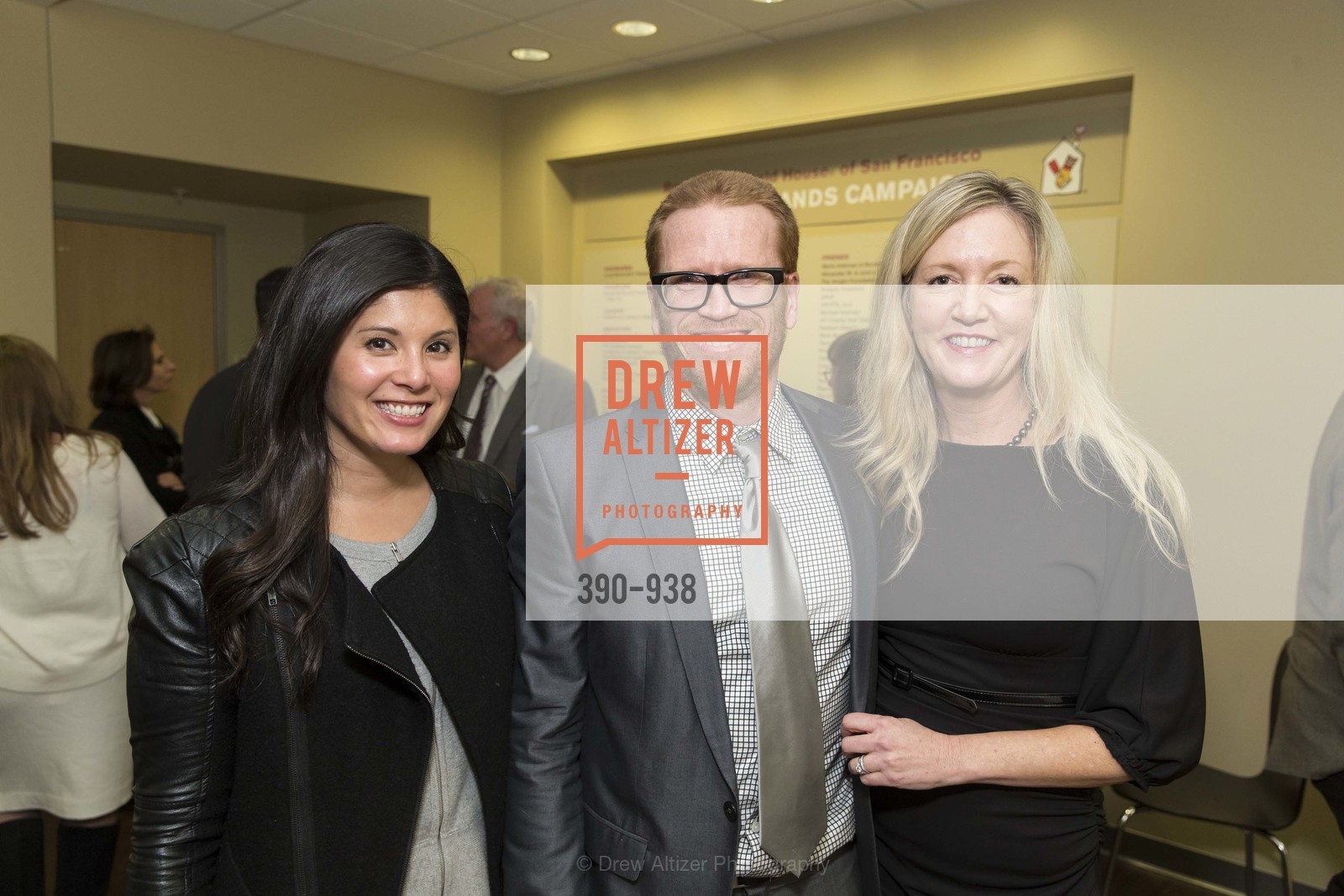 Heather Pond, Rich Kubiszewski, Beth Hayes, RONALD McDONALD HOUSE Donor Reception, US, January 21st, 2015, Photo #390-938 Heather Pond, Rich Kubiszewski, Beth Hayes, Photo #390-938