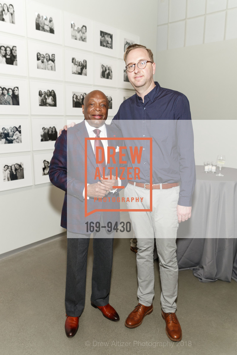 Willie Brown, Christopher McCall, Presenting Fashion Collaboration Vasily Vein for Major Obsessions in Honor of Mayor Willie Brown's Birthday! 2018, Pier 24 Museum. Pier 24, San Francisco, CA 94105, March 31st, 2018, Photo #169-9430 Willie Brown, Christopher McCall, Photo #169-9430
