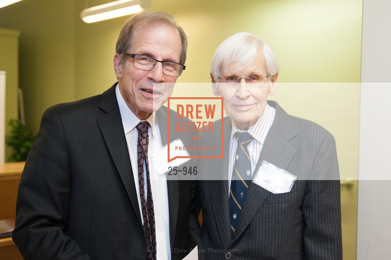 Michael Krasny, Francis Rigney, RAPHAEL HOUSE Honors Father David and Elaine Lowell, US, January 24th, 2015, Photo #25-946 Michael Krasny, Francis Rigney, Photo #25-946