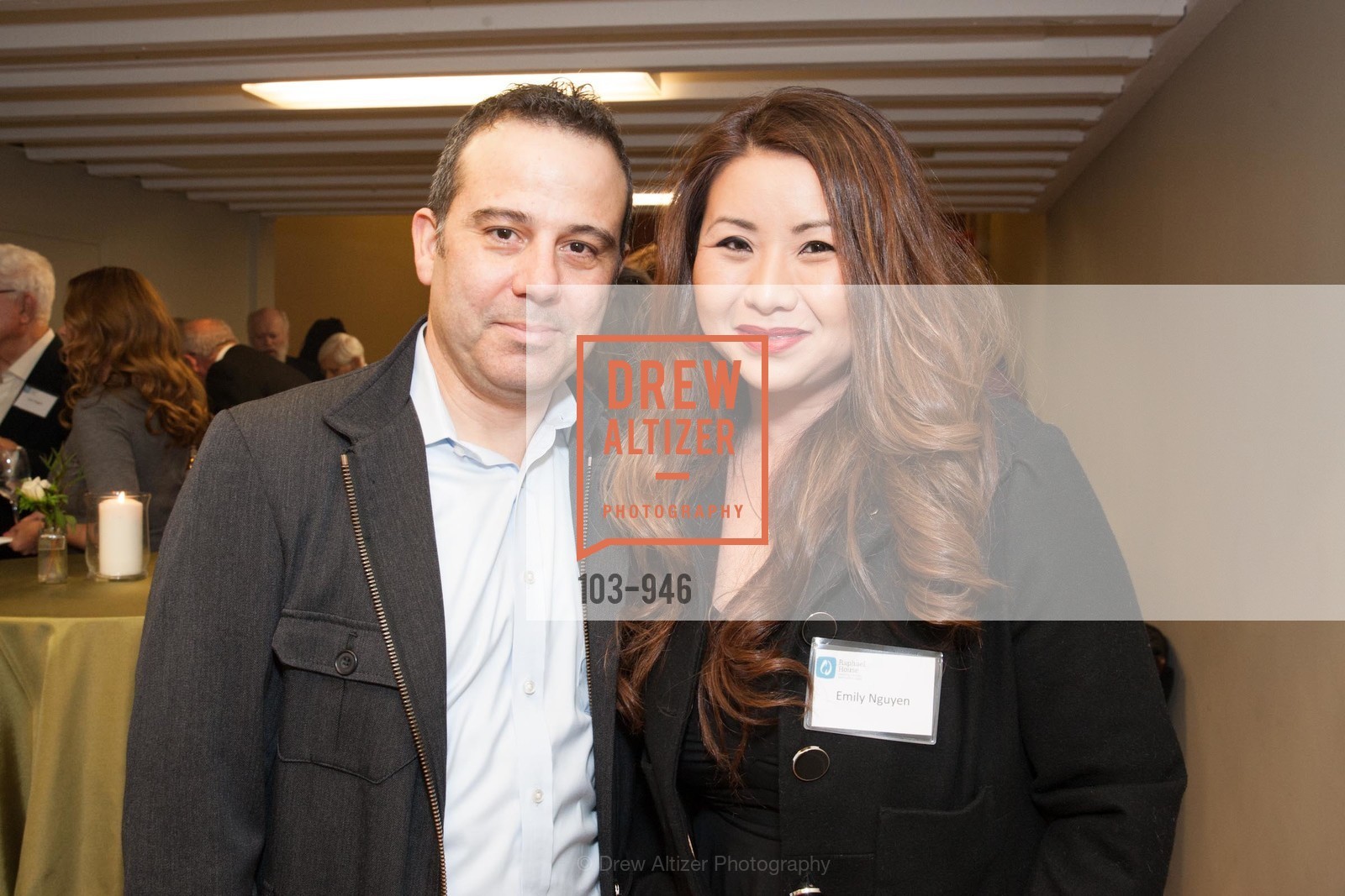 Frank Gutierrez, Emily Nguyen, RAPHAEL HOUSE Honors Father David and Elaine Lowell, US, January 24th, 2015, Photo #103-946 Frank Gutierrez, Emily Nguyen, Photo #103-946