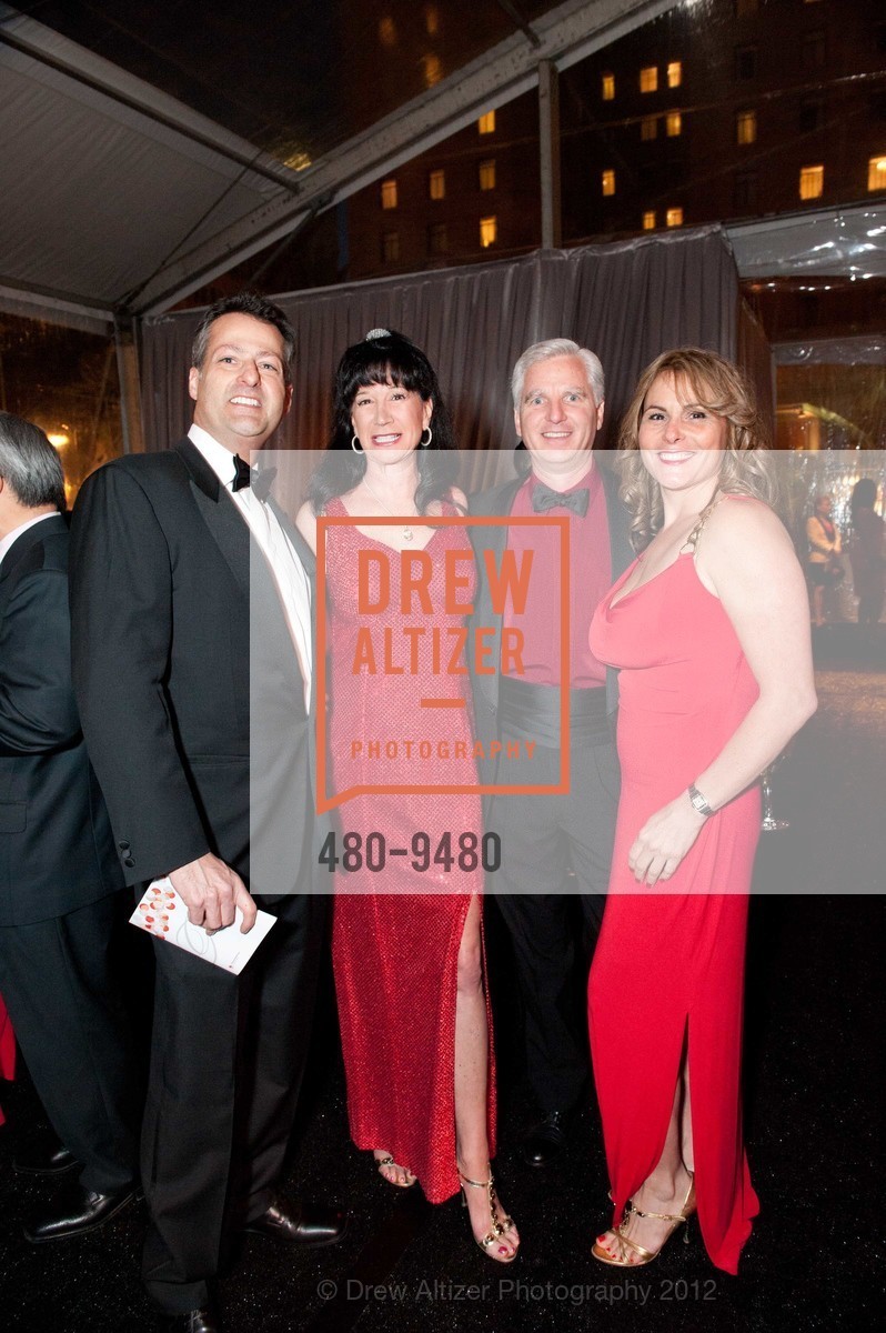 Robert Destino, Anna Alioto, Michael Hogan, Teresa Rodriguez, 2012 RED CROSS GALA in Union Square, US, March 1st, 2012, Photo #480-9480 Robert Destino, Anna Alioto, Michael Hogan, Teresa Rodriguez, Photo #480-9480