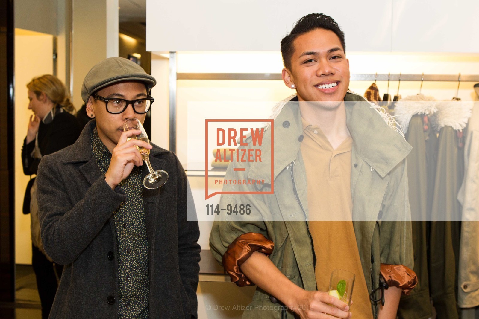 Alexander Abriam, Jeromie Bonifacio, BURBERRY 2213 Menswear Runway to Reality Event, US, June 28th, 2012, Photo #114-9486 Alexander Abriam, Jeromie Bonifacio, Photo #114-9486