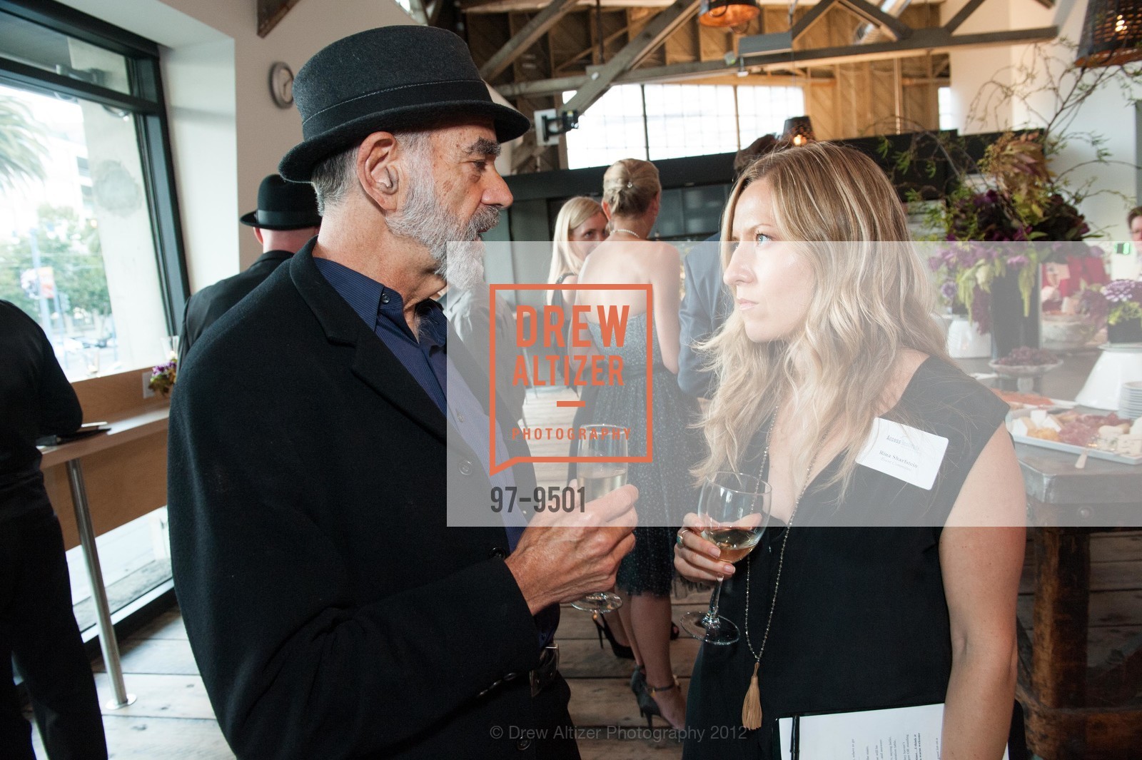 Gene Alexander, Rina Sharfstein, Spectrum VIP Salon, US, October 7th, 2012, Photo #97-9501 Gene Alexander, Rina Sharfstein, Photo #97-9501