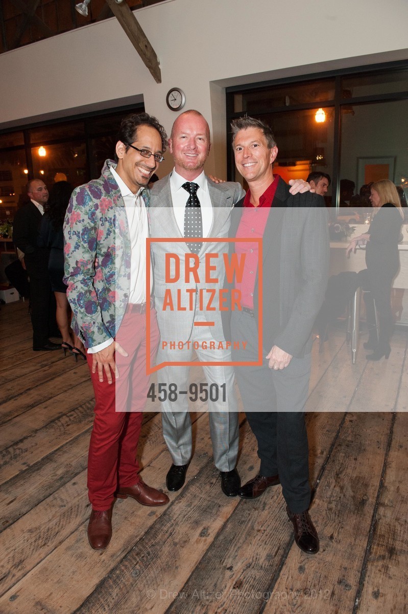 Abie Hadjitarkhani, Terje Arnesen, Bart Magee, Spectrum VIP Salon, US, October 7th, 2012, Photo #458-9501 Abie Hadjitarkhani, Terje Arnesen, Bart Magee, Photo #458-9501