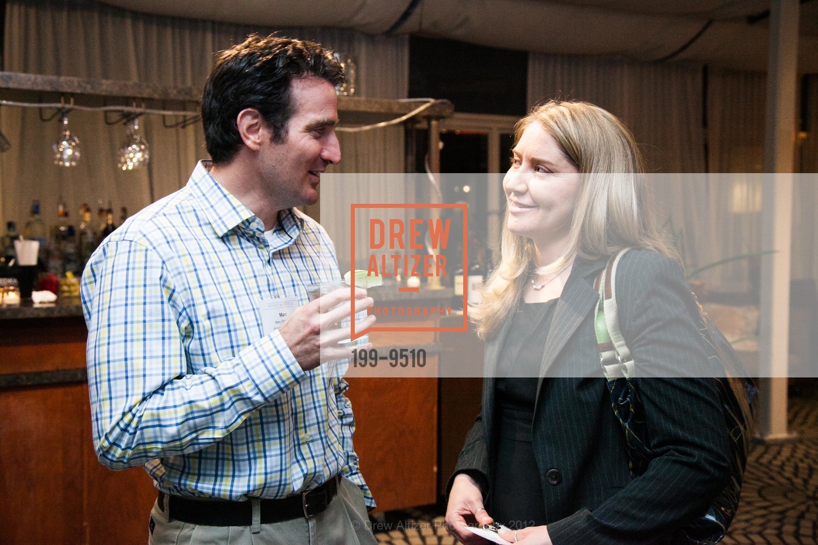 Marc Price Wolf, Diana DiGennaro, Arnold & Porter LLP Alumni Party, Sens Restaurant. 4 Embarcadero Center, September 27th, 2012, Photo #199-9510 Marc Price Wolf, Diana DiGennaro, Photo #199-9510