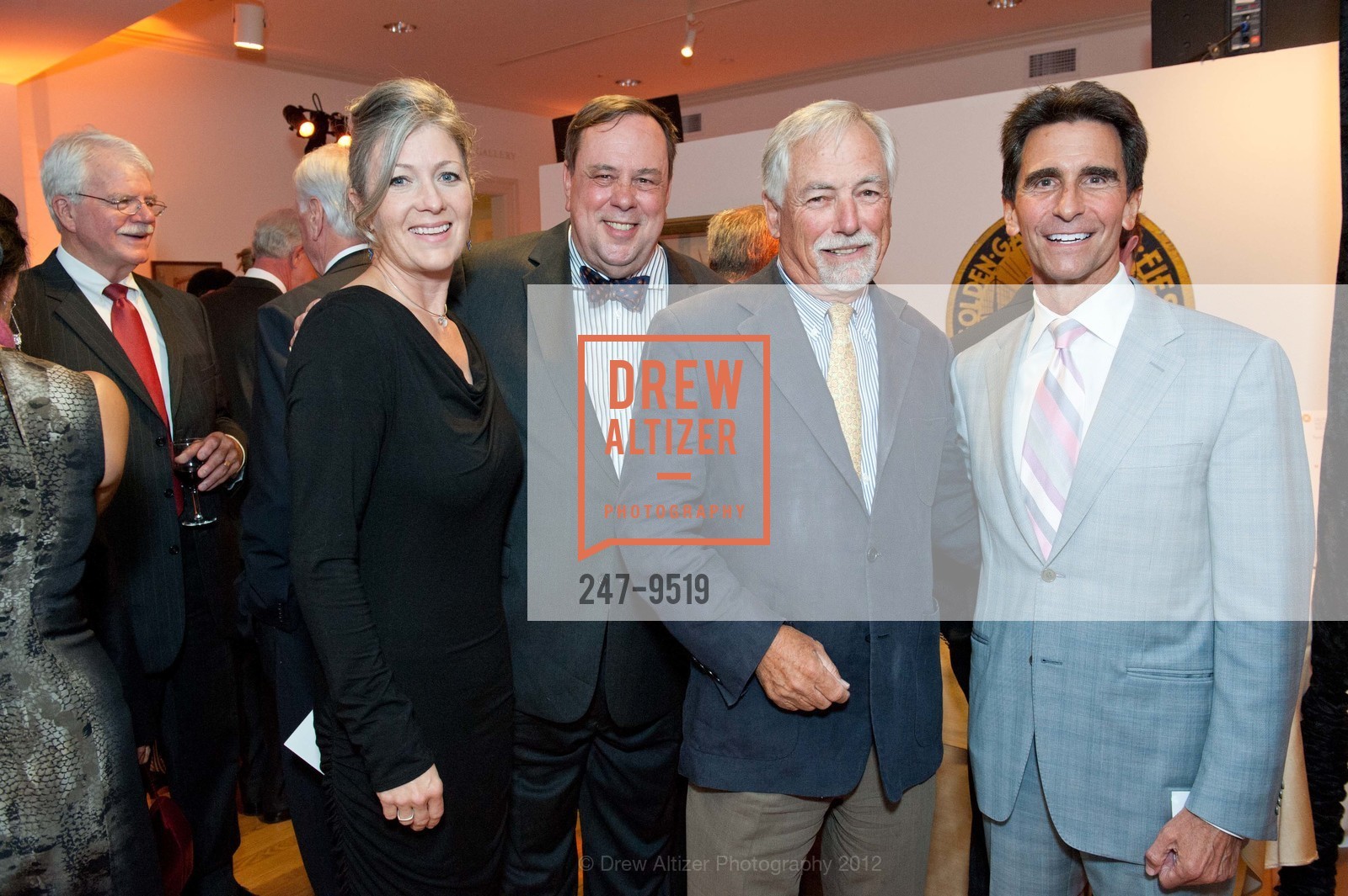 Anthea Hartig, Tom Owens, Mark Buell, Mark Leno, CALIFORNIA HISTORICAL SOCIETY Reception Honoring Congresswoman Nancy Pelosi, US, August 7th, 2012, Photo #247-9519 Anthea Hartig, Tom Owens, Mark Buell, Mark Leno, Photo #247-9519