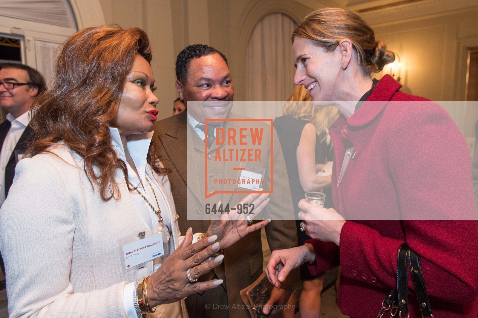 Janice Bryant Howroyd, Carlton Bryant, Kelly Murphy, 2015 RED CROSS Gala Consular Reception, US, January 29th, 2015, Photo #6444-952 Janice Bryant Howroyd, Carlton Bryant, Kelly Murphy, Photo #6444-952