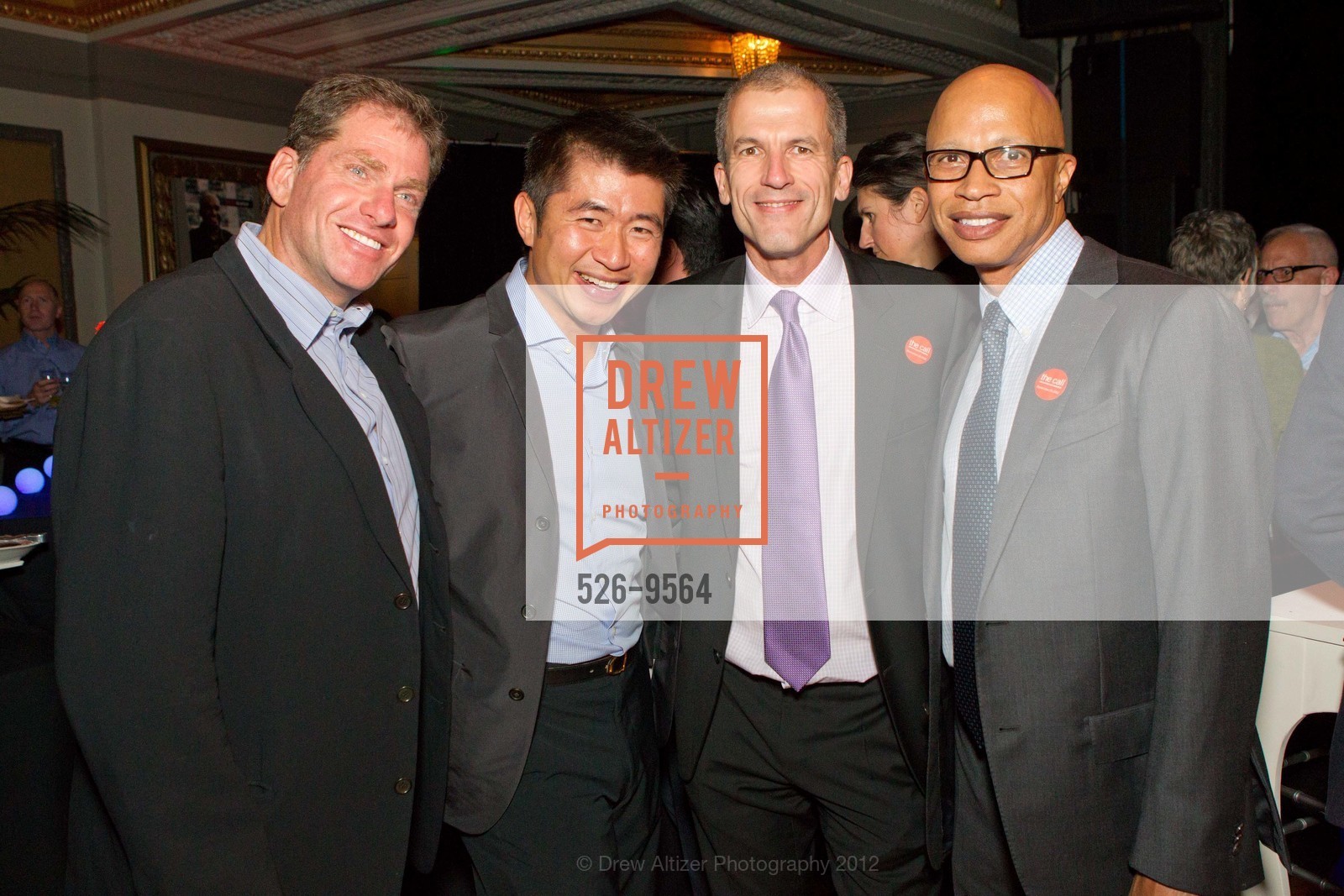 Cliff Caplin, Jiun Ho, Hans Reiser, Alan Taylor, SF AIDS FOUNDATION Presents The Call 2012, The Regency Center. 1300 Van Ness Avenue, September 29th, 2012, Photo #526-9564 Cliff Caplin, Jiun Ho, Hans Reiser, Alan Taylor, Photo #526-9564