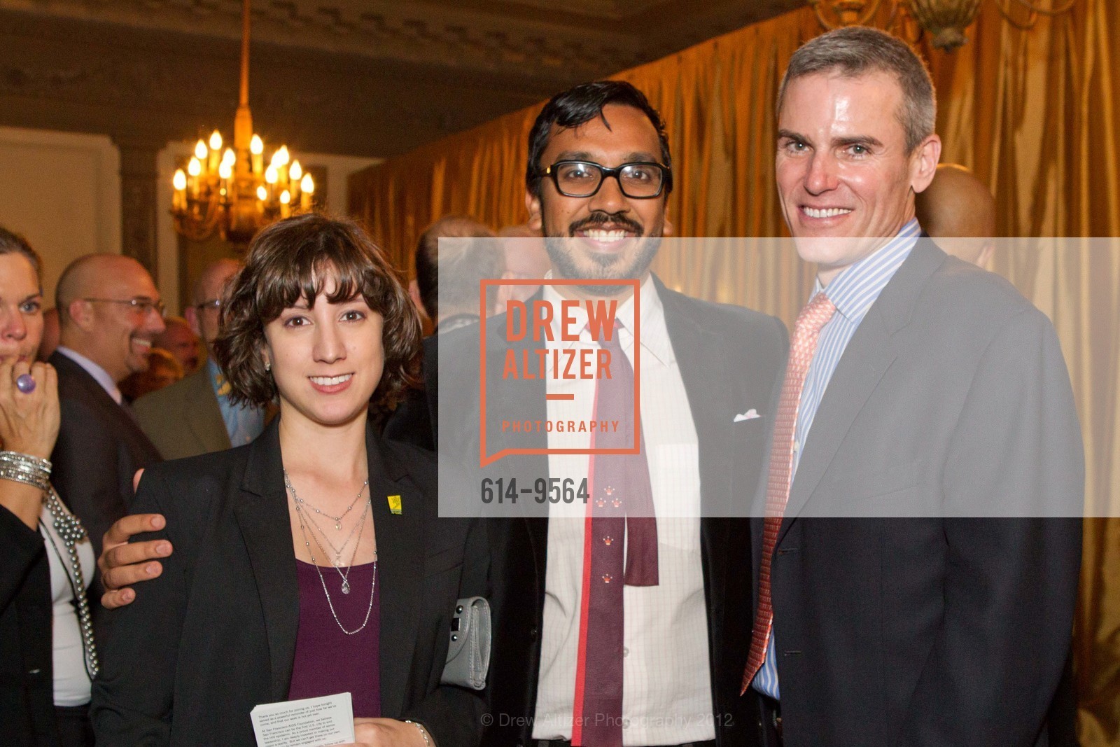 Brelyn Wong, Hamish Chandra, Don Howard, SF AIDS FOUNDATION Presents The Call 2012, The Regency Center. 1300 Van Ness Avenue, September 29th, 2012, Photo #614-9564 Brelyn Wong, Hamish Chandra, Don Howard, Photo #614-9564