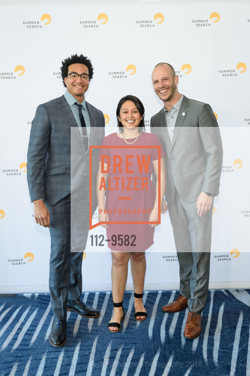 Curtis Yancy, Cynthia Olivares, Ben Stevens, Summer Search San Francisco Gala, Four Seasons. 757 Market Street, San Francisco, March 28th, 2018, Photo #112-9582 Curtis Yancy, Cynthia Olivares, Ben Stevens, Photo #112-9582