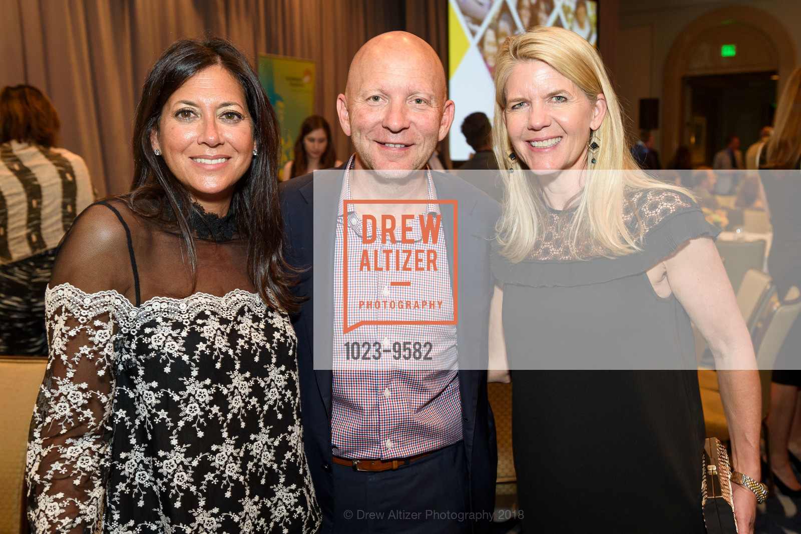 Rina Meltzer, Kevin Baldwin, Tracy Baldwin, Summer Search San Francisco Gala, Four Seasons. 757 Market Street, San Francisco, March 28th, 2018, Photo #1023-9582 Rina Meltzer, Kevin Baldwin, Tracy Baldwin, Photo #1023-9582