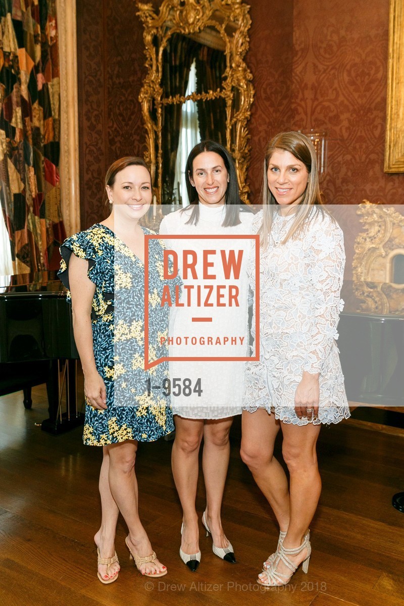 Kristen Raymond, Sarah Robinson, Laurie Hanna Carrade, Gordon and Ann Getty Host the Playgroup Fundraiser Cocktail Reception, Private Residence, March 29th, 2018, Photo #1-9584 Kristen Raymond, Sarah Robinson, Laurie Hanna Carrade, Photo #1-9584
