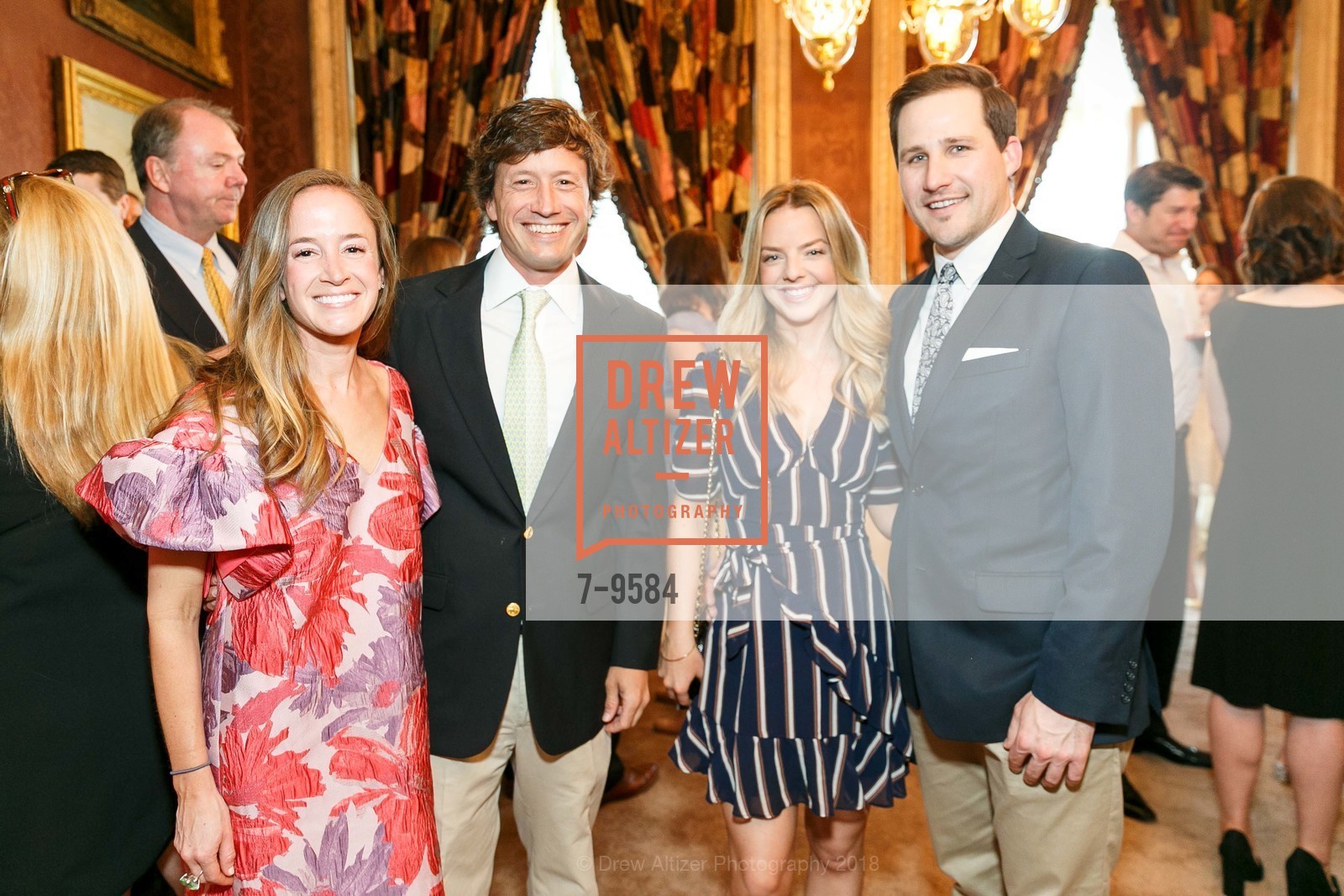 Margaret Arnold, Thomas Arnold, Noel Clothier, Jared Grieser, Gordon and Ann Getty Host the Playgroup Fundraiser Cocktail Reception, Private Residence, March 29th, 2018, Photo #7-9584 Margaret Arnold, Thomas Arnold, Noel Clothier, Jared Grieser, Photo #7-9584