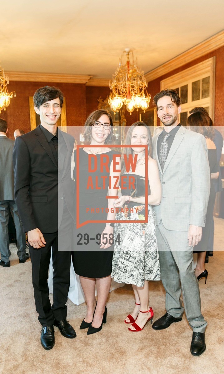 Jordan Darling, Megan Jakobson, Kimberly Lobb, Joey Adeli, Gordon and Ann Getty Host the Playgroup Fundraiser Cocktail Reception, Private Residence, March 29th, 2018, Photo #29-9584 Jordan Darling, Megan Jakobson, Kimberly Lobb, Joey Adeli, Photo #29-9584
