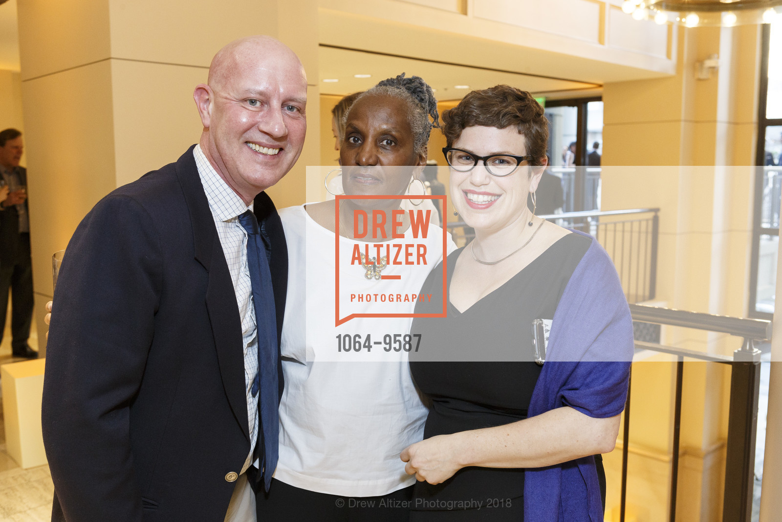 Colin Hegarty, Barbara Whitaker, Kendra Froshman, Compass Family Services Spring Benefit 2018, Bently Reserve. 301 Battery, March 28th, 2018, Photo #1064-9587 Colin Hegarty, Barbara Whitaker, Kendra Froshman, Photo #1064-9587