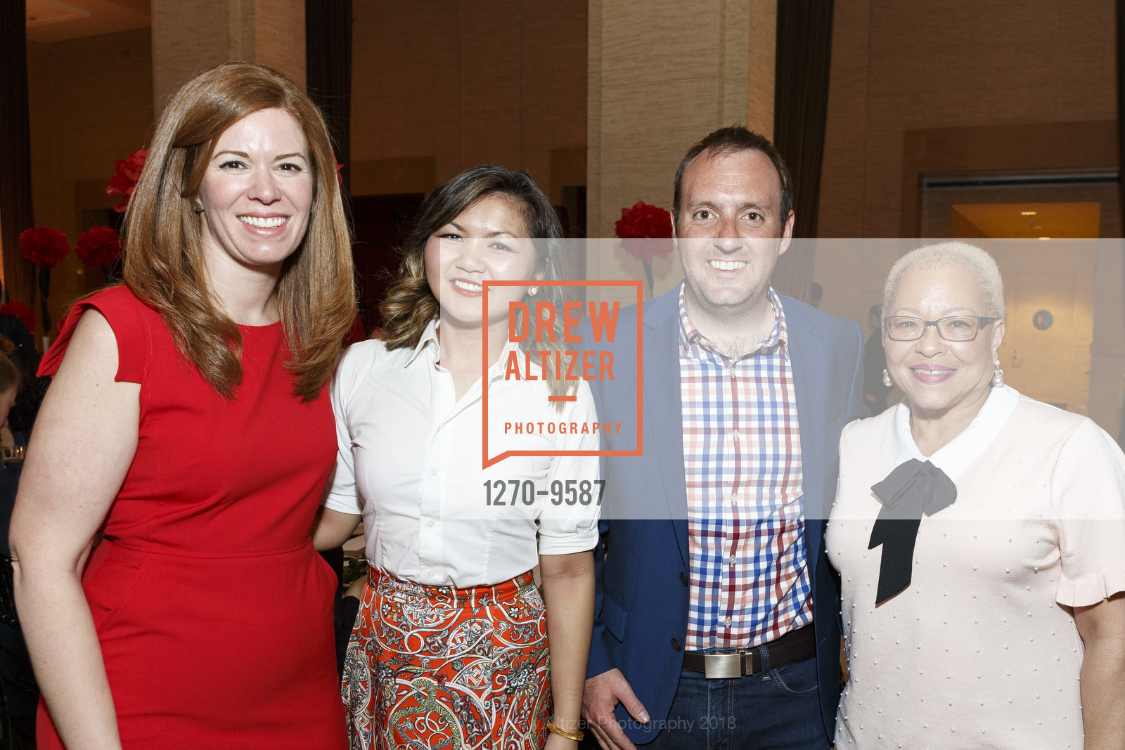 Emily Webb, Karen Stander, Colt Stander, Cecilia Thomas, Compass Family Services Spring Benefit 2018, Bently Reserve. 301 Battery, March 28th, 2018, Photo #1270-9587 Emily Webb, Karen Stander, Colt Stander, Cecilia Thomas, Photo #1270-9587