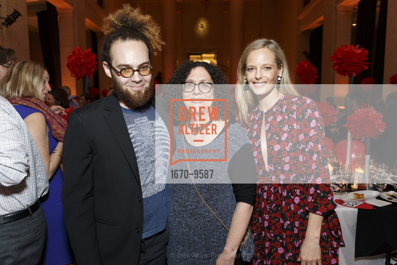 Maximus Pauson, Susan Rider, Katie Traina, Compass Family Services Spring Benefit 2018, Bently Reserve. 301 Battery, March 28th, 2018, Photo #1670-9587 Maximus Pauson, Susan Rider, Katie Traina, Photo #1670-9587