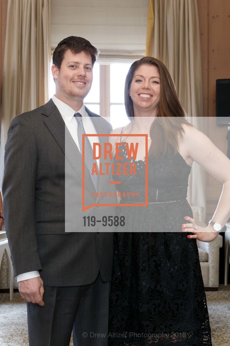 Paul Sweeney, Carly Winter, Spinsters of San Francisco Legacy Benefit 2018, The Fairmont, Swig Suite. 950 Mason St, March 31st, 2018, Photo #119-9588 Paul Sweeney, Carly Winter, Photo #119-9588