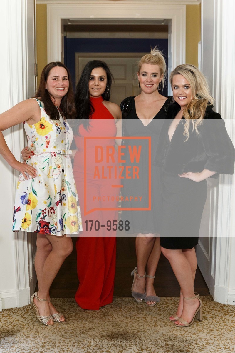 Kristen Leep, Jackie Leylegian, Ashley Hayes, Sydney Hayes, Spinsters of San Francisco Legacy Benefit 2018, The Fairmont, Swig Suite. 950 Mason St, March 31st, 2018, Photo #170-9588 Kristen Leep, Jackie Leylegian, Ashley Hayes, Sydney Hayes, Photo #170-9588