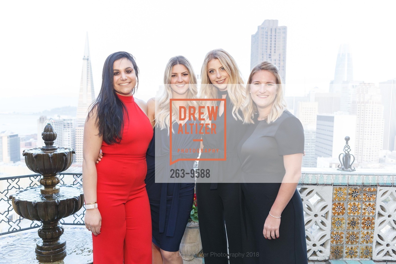 Jackie Leylegian, Carly Wright, Emily MacPherson, Piper Connelly, Spinsters of San Francisco Legacy Benefit 2018, The Fairmont, Swig Suite. 950 Mason St, March 31st, 2018, Photo #263-9588 Jackie Leylegian, Carly Wright, Emily MacPherson, Piper Connelly, Photo #263-9588