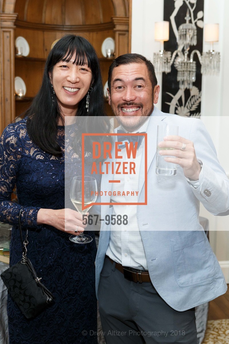 Eileen Quan, John Branderhorst, Spinsters of San Francisco Legacy Benefit 2018, The Fairmont, Swig Suite. 950 Mason St, March 31st, 2018, Photo #567-9588 Eileen Quan, John Branderhorst, Photo #567-9588