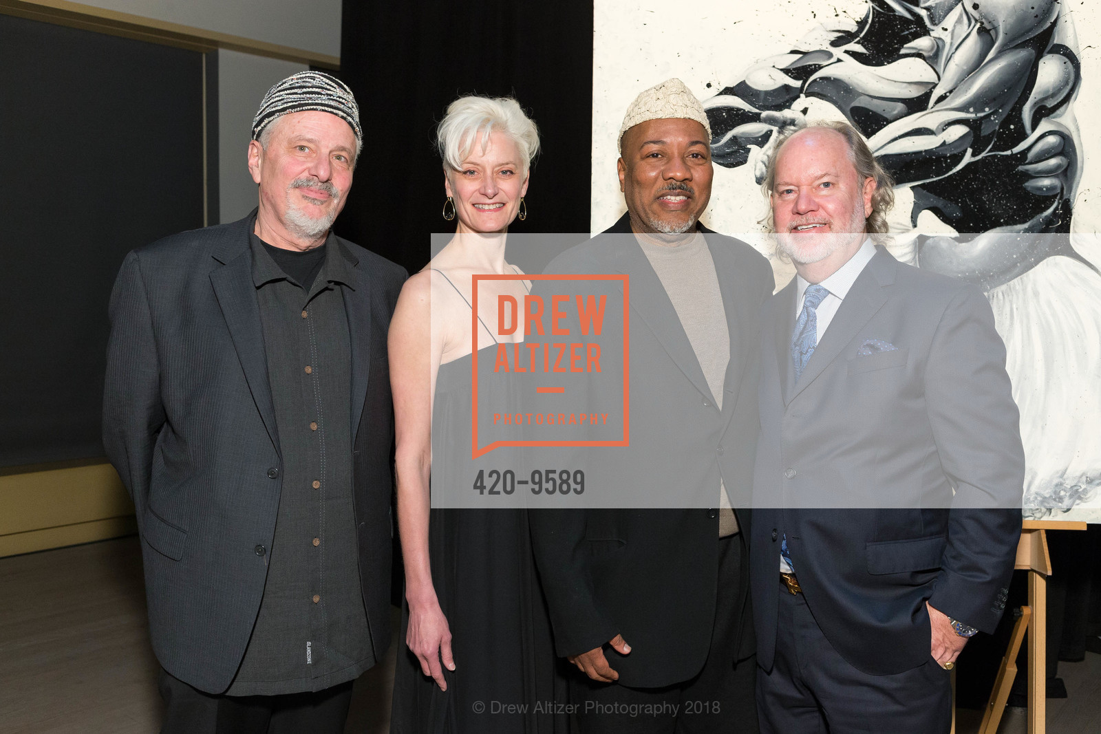 Robert Rosenwasser, Muriel Maffre, Alonzo King, Stephen Brady, ALONZO KING LINES BALLET 35th Anniversary Gala 2018, Yerba Buena Center for the Arts. 700 Howard Street, April 7th, 2018, Photo #420-9589 Robert Rosenwasser, Muriel Maffre, Alonzo King, Stephen Brady, Photo #420-9589