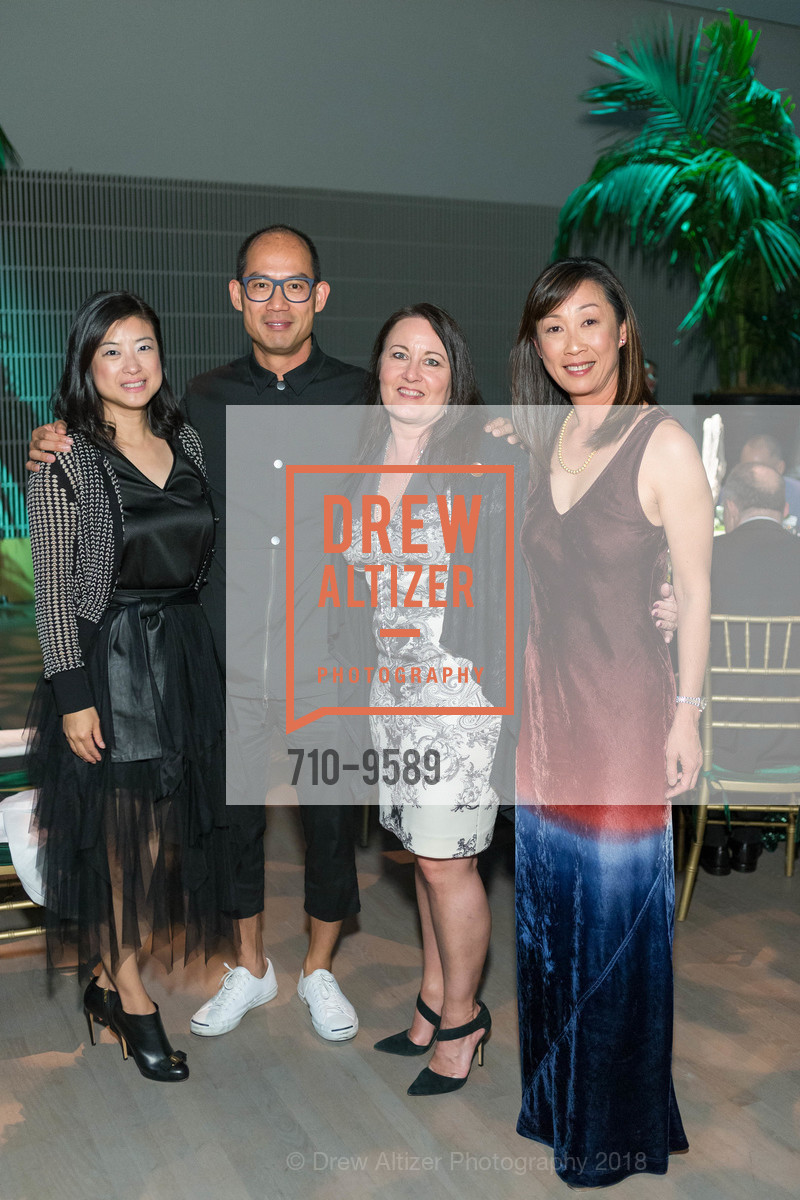 Queence Choi, Henry Choi, Jodi Gates, Lucia Choi-Dalton, ALONZO KING LINES BALLET 35th Anniversary Gala 2018, Yerba Buena Center for the Arts. 700 Howard Street, April 7th, 2018, Photo #710-9589 Queence Choi, Henry Choi, Jodi Gates, Lucia Choi-Dalton, Photo #710-9589