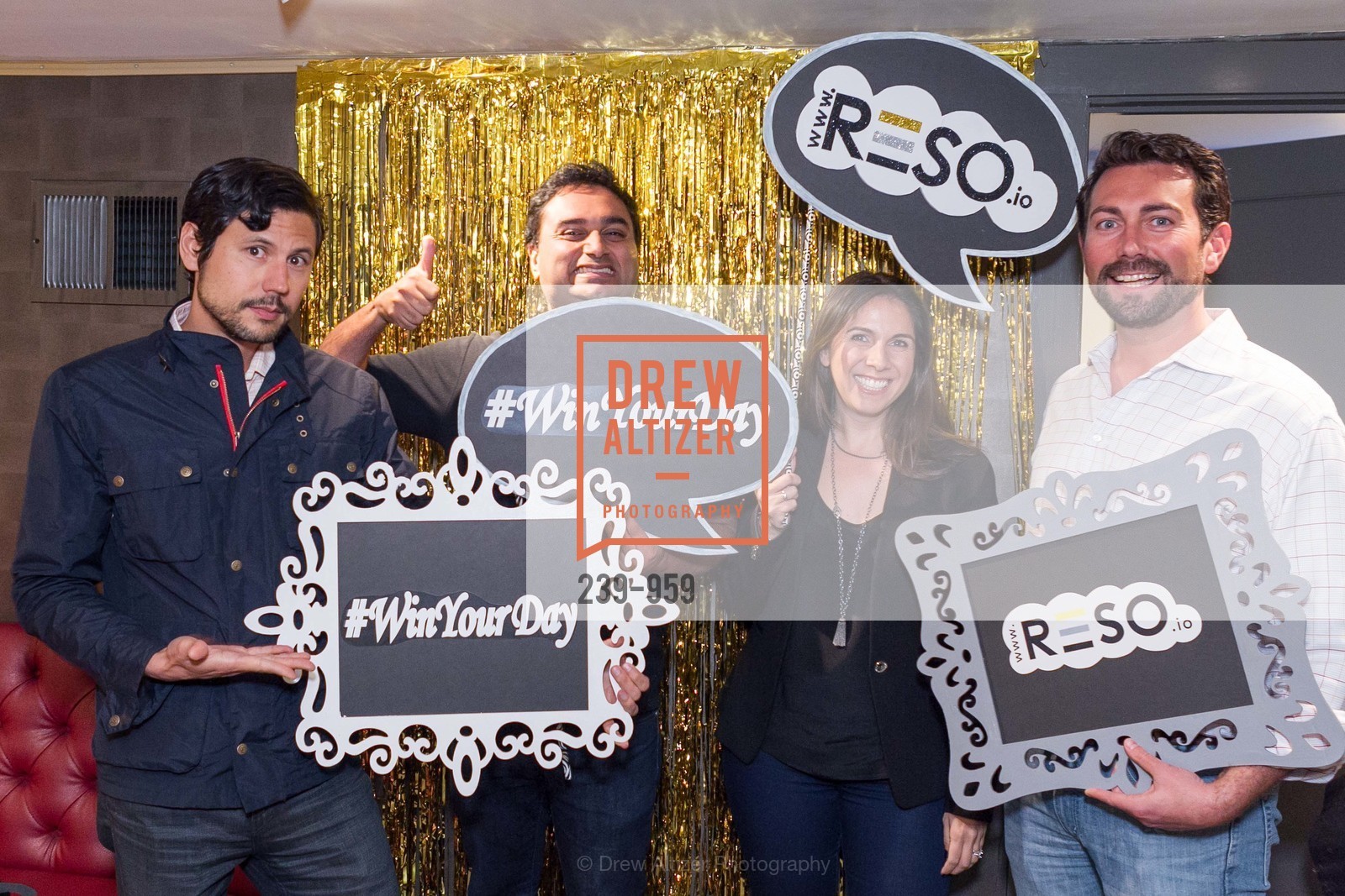 Yann Schwermer, Vivek Wagle, Rachel Styne, Adam Yaco, RESO GOES LIVE!, US, February 5th, 2015, Photo #239-959 Yann Schwermer, Vivek Wagle, Rachel Styne, Adam Yaco, Photo #239-959