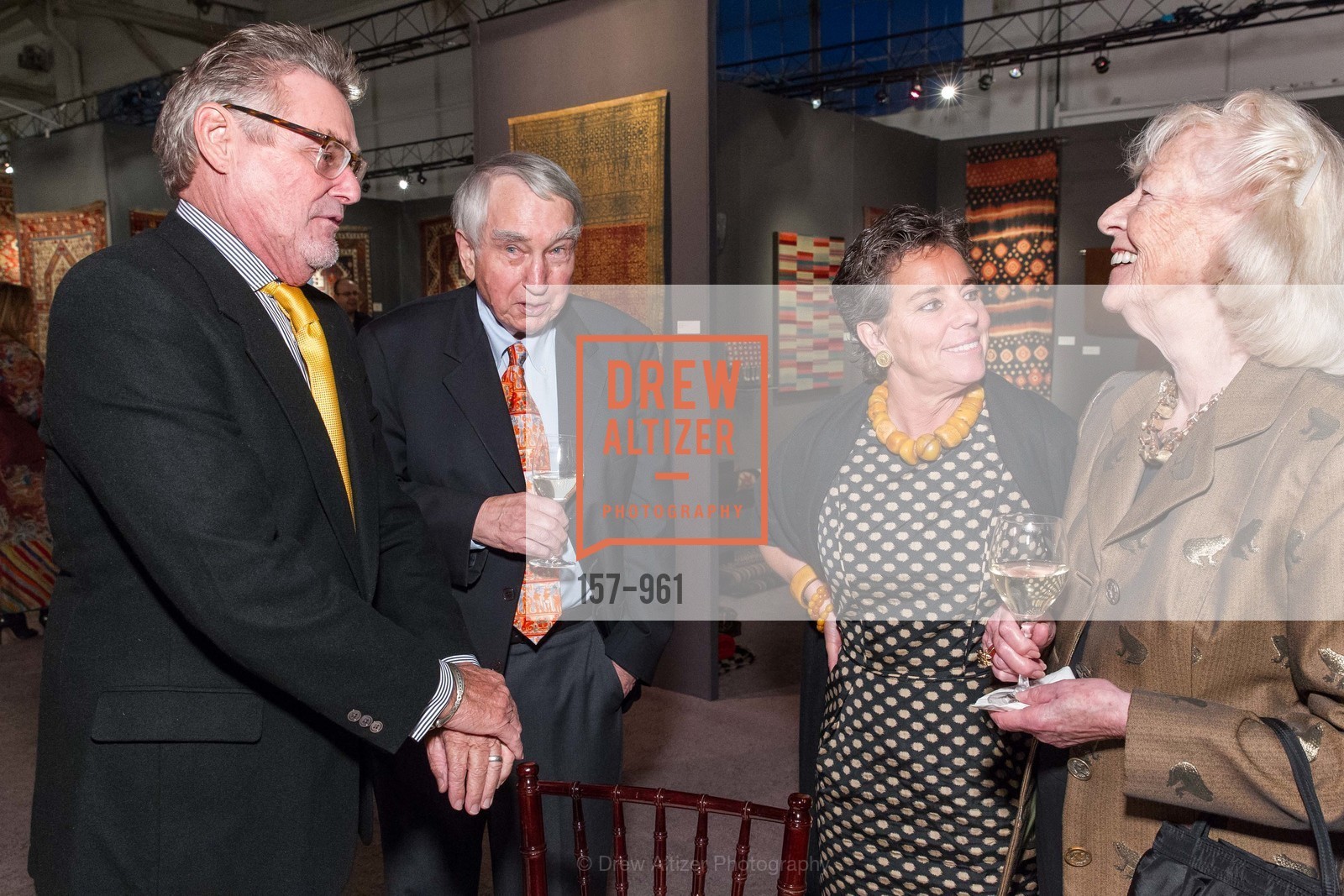 Cliff Niederer, Alec Merriam, Mia Pearson, Gail Merriam, FINE ARTS MUSEUMS OF SAN FRANCISCO'S Tribal & Textile Arts Opening Preview Gala, US, February 6th, 2015, Photo #157-961 Cliff Niederer, Alec Merriam, Mia Pearson, Gail Merriam, Photo #157-961
