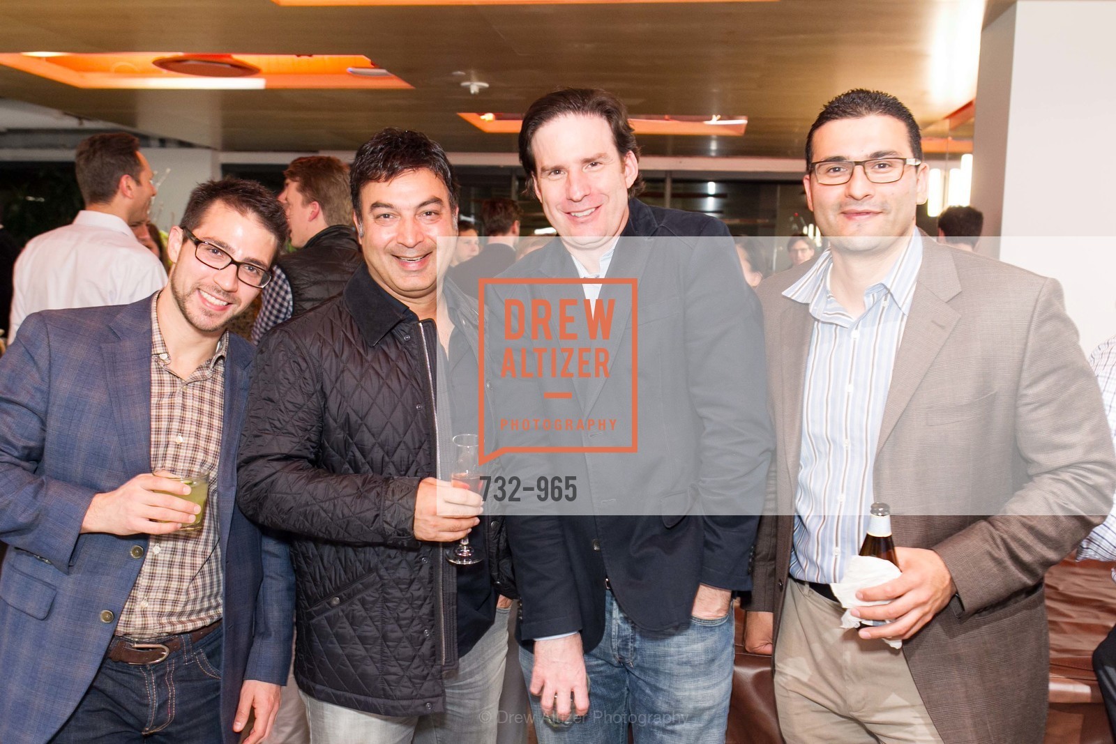 Ernest Rolfson, Adrian Nazari, Joseph Mognon, Roman Leal, PROSPER, INC. Open House, US, February 12th, 2015, Photo #732-965 Ernest Rolfson, Adrian Nazari, Joseph Mognon, Roman Leal, Photo #732-965