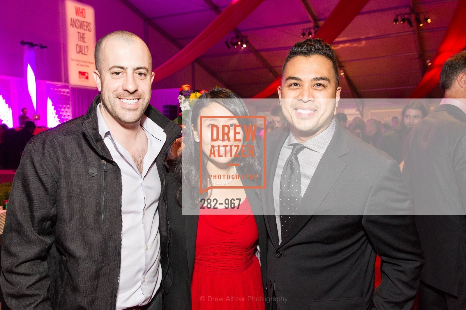 Joe Sanchis, Jane Zhang, Joseph Yumang, SAN FRANCISCO GENERAL HOSPITAL FOUNDATION Presents Hearts After Dark 2015, US, February 13th, 2015, Photo #282-967 Joe Sanchis, Jane Zhang, Joseph Yumang, Photo #282-967