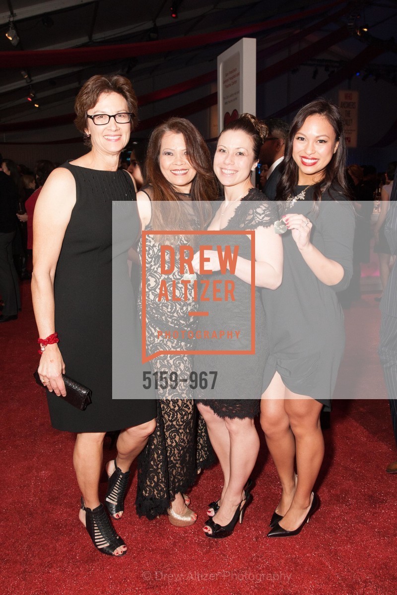 Debbie Dunuan, Tess Junier, Angel Espinosa, Kathleen Yumang, SAN FRANCISCO GENERAL HOSPITAL FOUNDATION Presents Hearts After Dark 2015, US, February 13th, 2015, Photo #5159-967 Debbie Dunuan, Tess Junier, Angel Espinosa, Kathleen Yumang, Photo #5159-967