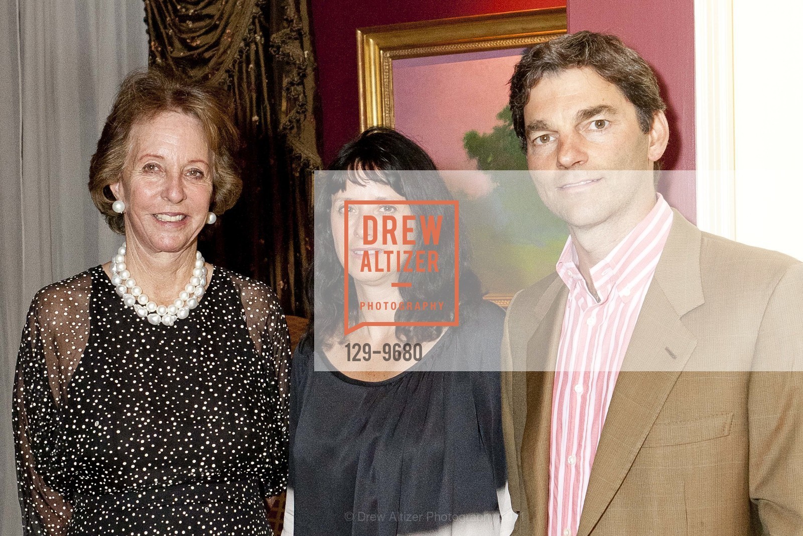 Frances Bowes, Jennifer Moses, Ron Beller, Reception Honoring Nick Serota, Director of the TATE MUSEUM, US, September 16th, 2011, Photo #129-9680 Frances Bowes, Jennifer Moses, Ron Beller, Photo #129-9680