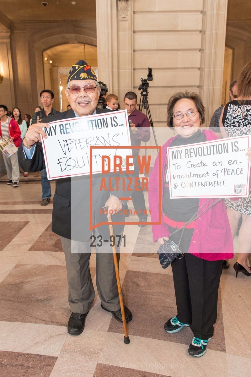 Regalado Baldonado, Penelope Flores, One Billion Rising San Francisco, US, February 13th, 2015, Photo #23-971 Regalado Baldonado, Penelope Flores, Photo #23-971