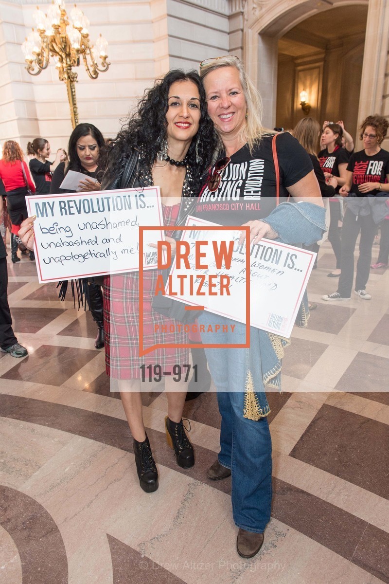 Leila Radan, Diane Tober, One Billion Rising San Francisco, US, February 13th, 2015, Photo #119-971 Leila Radan, Diane Tober, Photo #119-971
