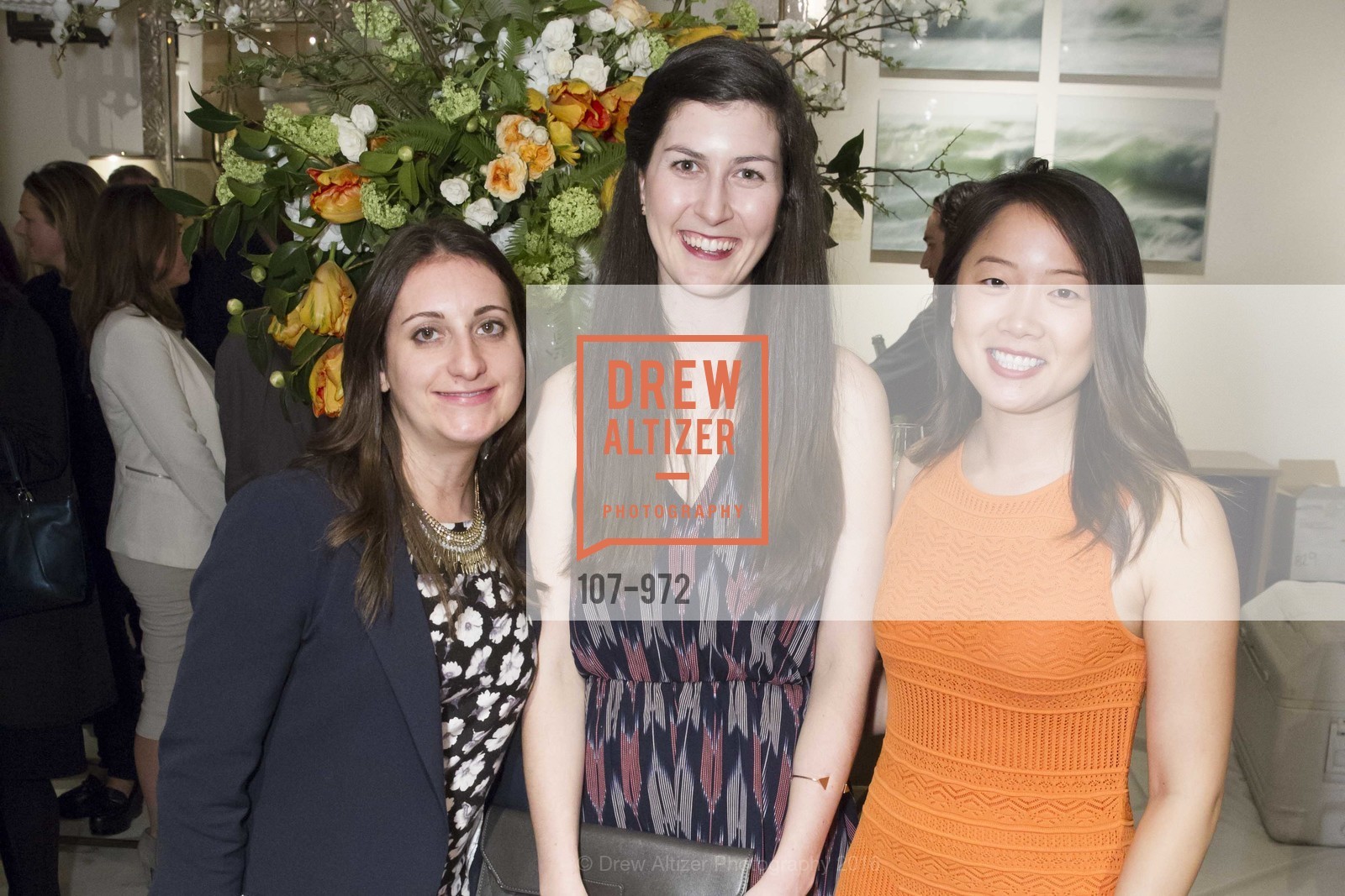 Julia Cavallaro, Anna Warnken-Brill, Lynn Trinh, Designer Cocktail Party at Hewn, Hewn Showroom. 101 Henry Adams St., Ste. 480, February 23rd, 2016, Photo #107-972 Julia Cavallaro, Anna Warnken-Brill, Lynn Trinh, Photo #107-972