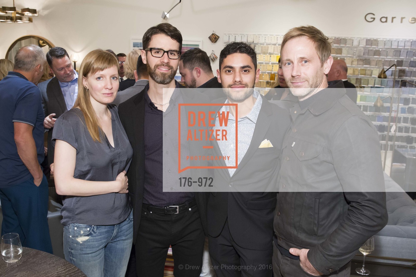 Rustee Pace, Matthew Fairbank, Mike Danielson, Designer Cocktail Party at Hewn, Hewn Showroom. 101 Henry Adams St., Ste. 480, February 23rd, 2016, Photo #176-972 Rustee Pace, Matthew Fairbank, Mike Danielson, Photo #176-972