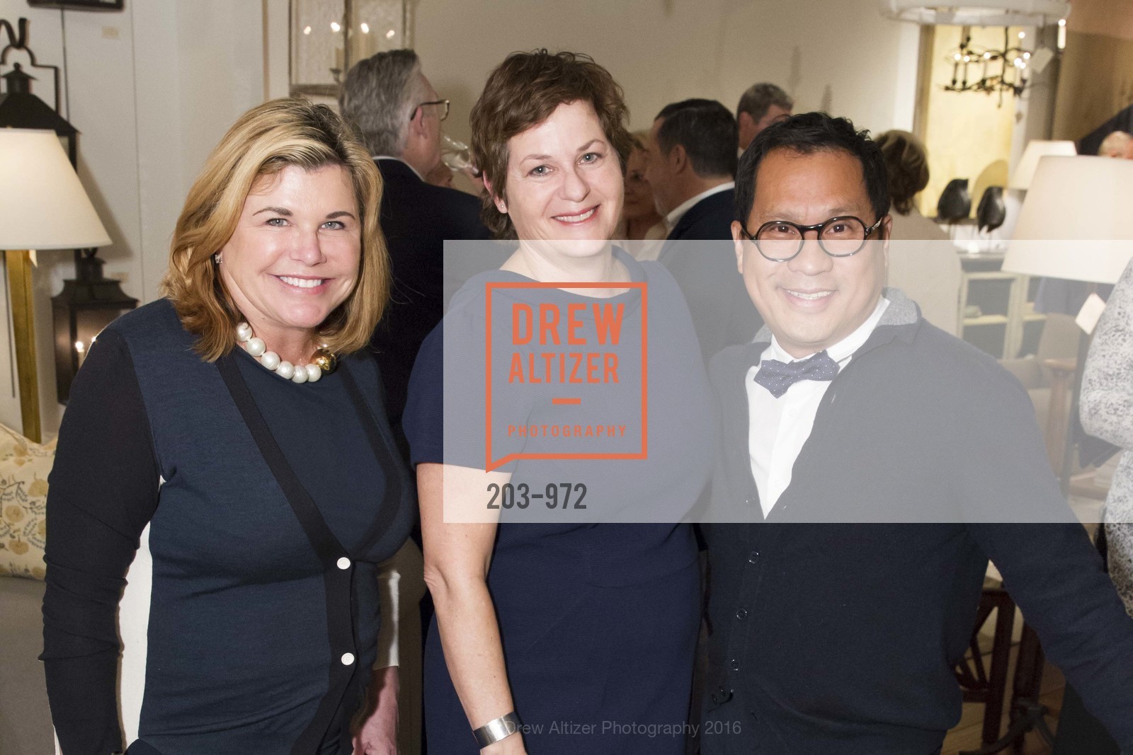 Amy Weaver, Laura Logan, Gioi Tran, Designer Cocktail Party at Hewn, Hewn Showroom. 101 Henry Adams St., Ste. 480, February 23rd, 2016, Photo #203-972 Amy Weaver, Laura Logan, Gioi Tran, Photo #203-972
