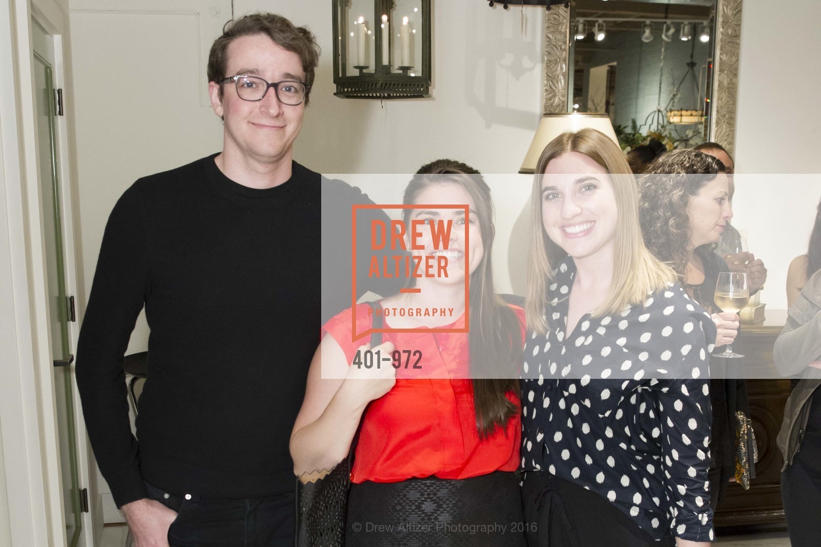 Kevin Hiscott, Toni Lenihan, Heather Darrigan, Designer Cocktail Party at Hewn, Hewn Showroom. 101 Henry Adams St., Ste. 480, February 23rd, 2016, Photo #401-972 Kevin Hiscott, Toni Lenihan, Heather Darrigan, Photo #401-972