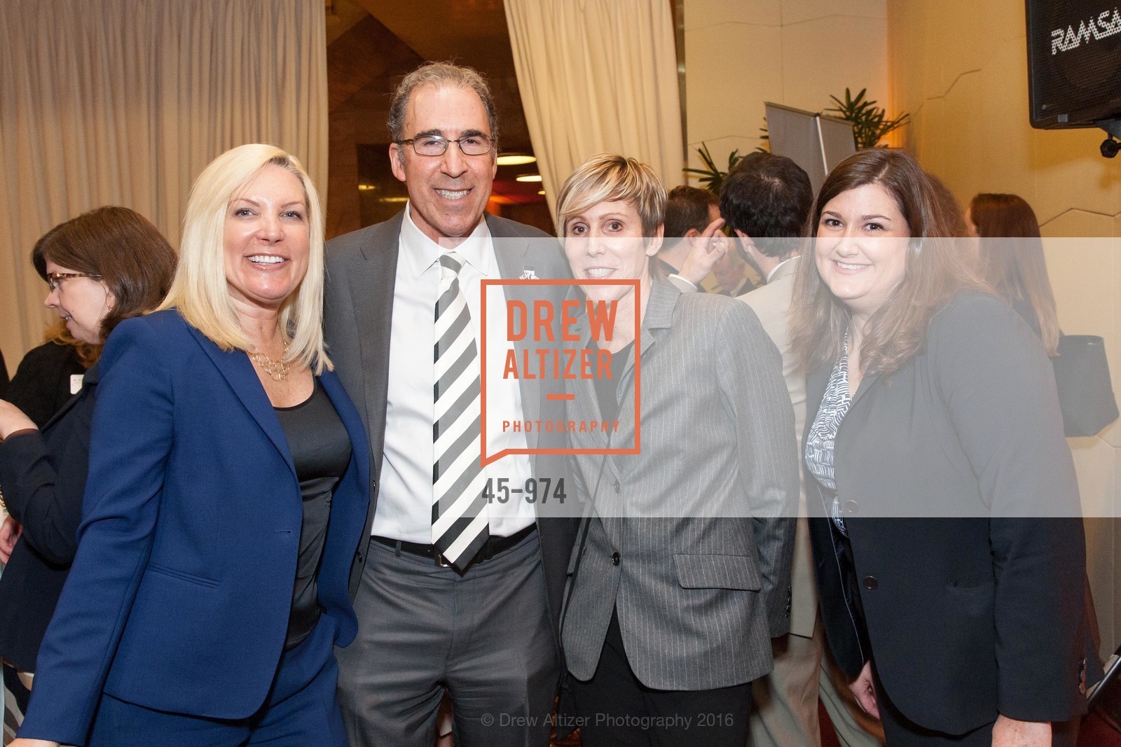 Gabrielle Bogaares, John Sugger, Marjorie Heinrich, Jennifer Fiore, SFMAG Presents Super Lawyers, City Club SF. 155 Sansome St, February 24th, 2016, Photo #45-974 Gabrielle Bogaares, John Sugger, Marjorie Heinrich, Jennifer Fiore, Photo #45-974
