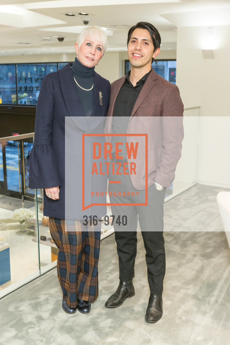 Laura Grollmus, Carlos Roca, Barneys New York Foundation, Susan Atherton and Judy Davies, Celebrate Raphael House, Barneys New York. 77 O'Farrell St, San Francisco, CA 94108, April 5th, 2018, Photo #316-9740 Laura Grollmus, Carlos Roca, Photo #316-9740