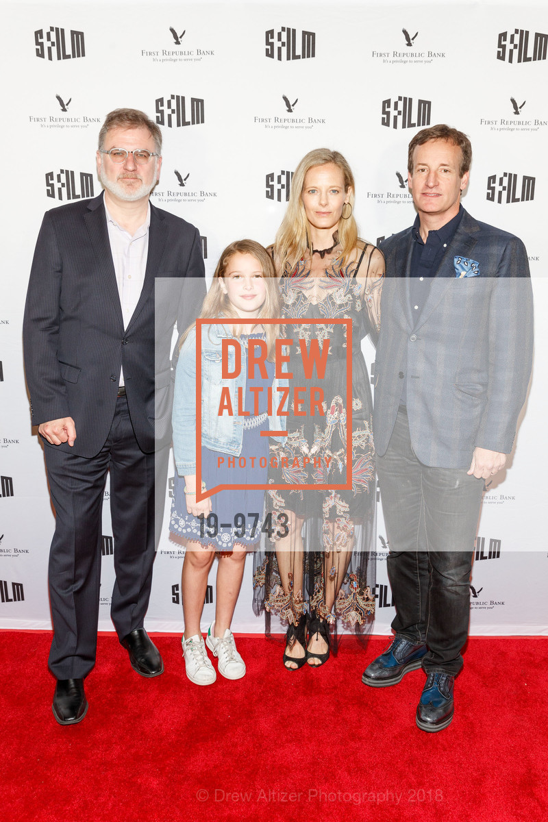 Noah Cowan, Daisy Traina, Katie Traina, Todd Traina, SFFILM Festival 2018 World Premiere: I Hate Kids, Castro Theatre. 429 Castro Street, April 5th, 2018, Photo #19-9743 Noah Cowan, Daisy Traina, Katie Traina, Todd Traina, Photo #19-9743