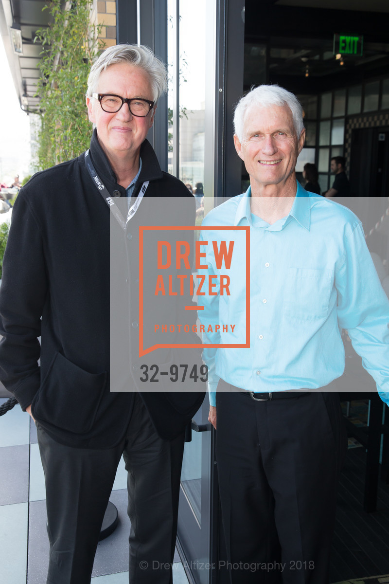 David Winton, Don Matthews, SFFILM Festival 2018 Donor Party, Charmaine's. 45 McAllister Street, April 8th, 2018, Photo #32-9749 David Winton, Don Matthews, Photo #32-9749