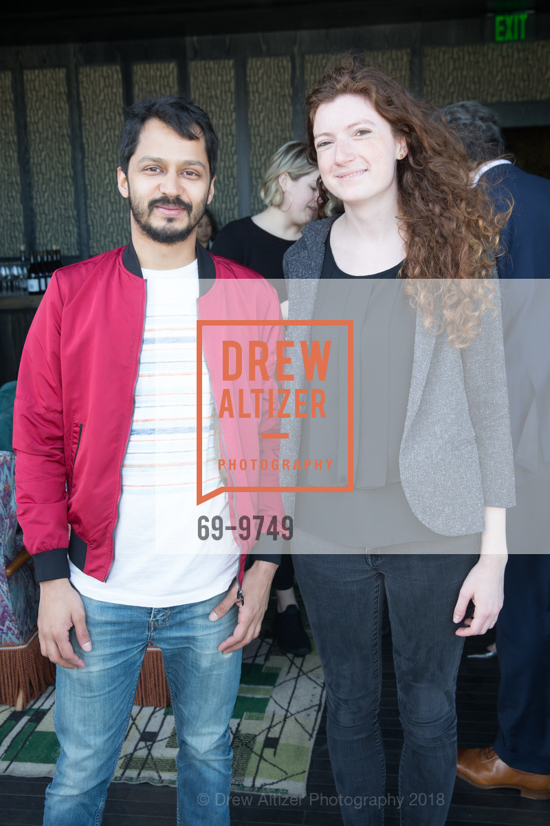 Srihari Sate, Jenny Slattery, SFFILM Festival 2018 Donor Party, Charmaine's. 45 McAllister Street, April 8th, 2018, Photo #69-9749 Srihari Sate, Jenny Slattery, Photo #69-9749
