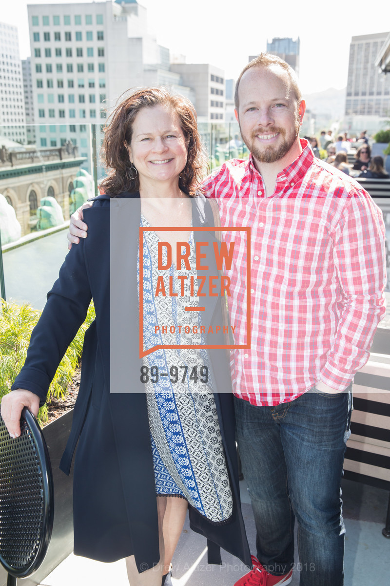 Lisa Chanoff, Aaron Feeney, SFFILM Festival 2018 Donor Party, Charmaine's. 45 McAllister Street, April 8th, 2018, Photo #89-9749 Lisa Chanoff, Aaron Feeney, Photo #89-9749