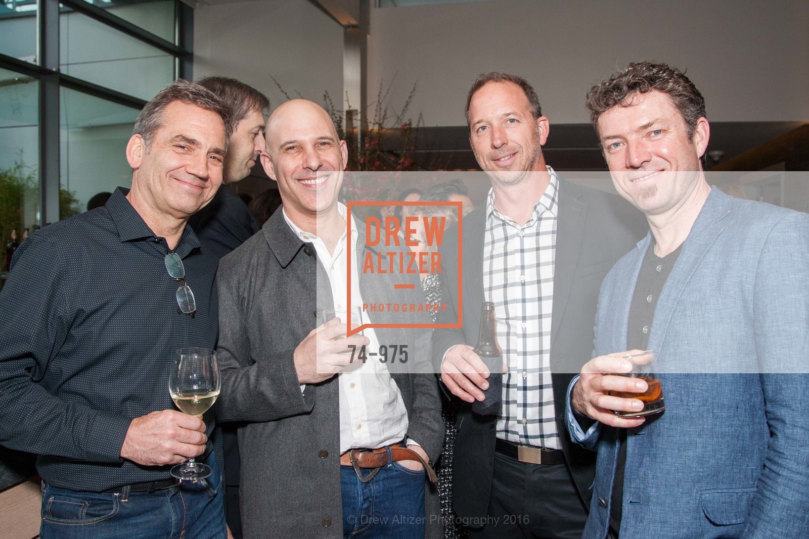 Jeff Behnke, Mark Albrecht, Jeff Newall, Tod von Mertens, Geoffrey de Sousa Event, The Battery, Penthouse. 17 Battery St, San Francisco, CA 94111, February 24th, 2016, Photo #74-975 Jeff Behnke, Mark Albrecht, Jeff Newall, Tod von Mertens, Photo #74-975