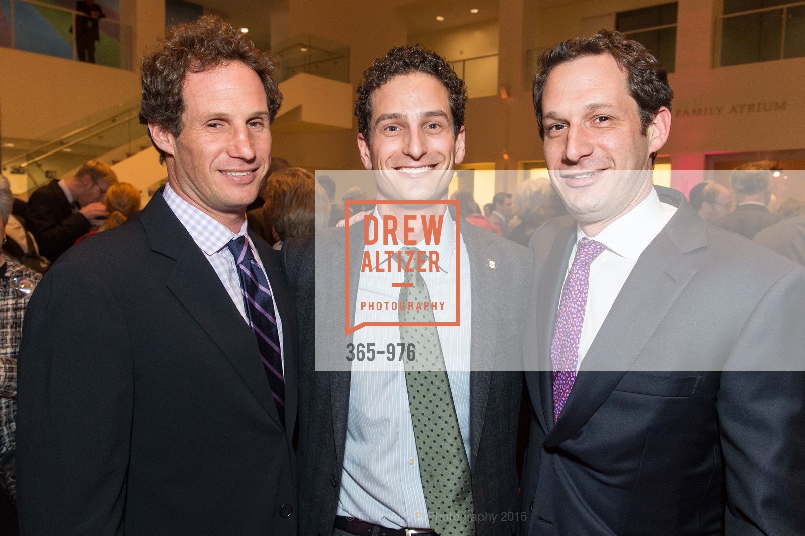 Brian Lurie, Alexander Fromm Lurie, Daniel Lurie, JEWISH COMMUNITY RELATIONS COUNCIL Behind the Scene 2016, JCCSF. 3200 California St, February 24th, 2016, Photo #365-976 Brian Lurie, Alexander Fromm Lurie, Daniel Lurie, Photo #365-976