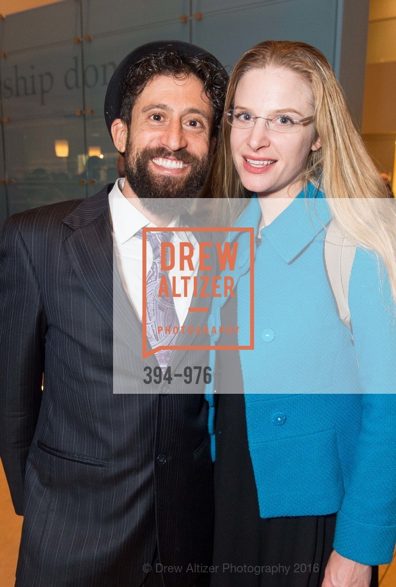 Joshua Saidoff, Yael Saidoff, JEWISH COMMUNITY RELATIONS COUNCIL Behind the Scene 2016, JCCSF. 3200 California St, February 24th, 2016, Photo #394-976 Joshua Saidoff, Yael Saidoff, Photo #394-976